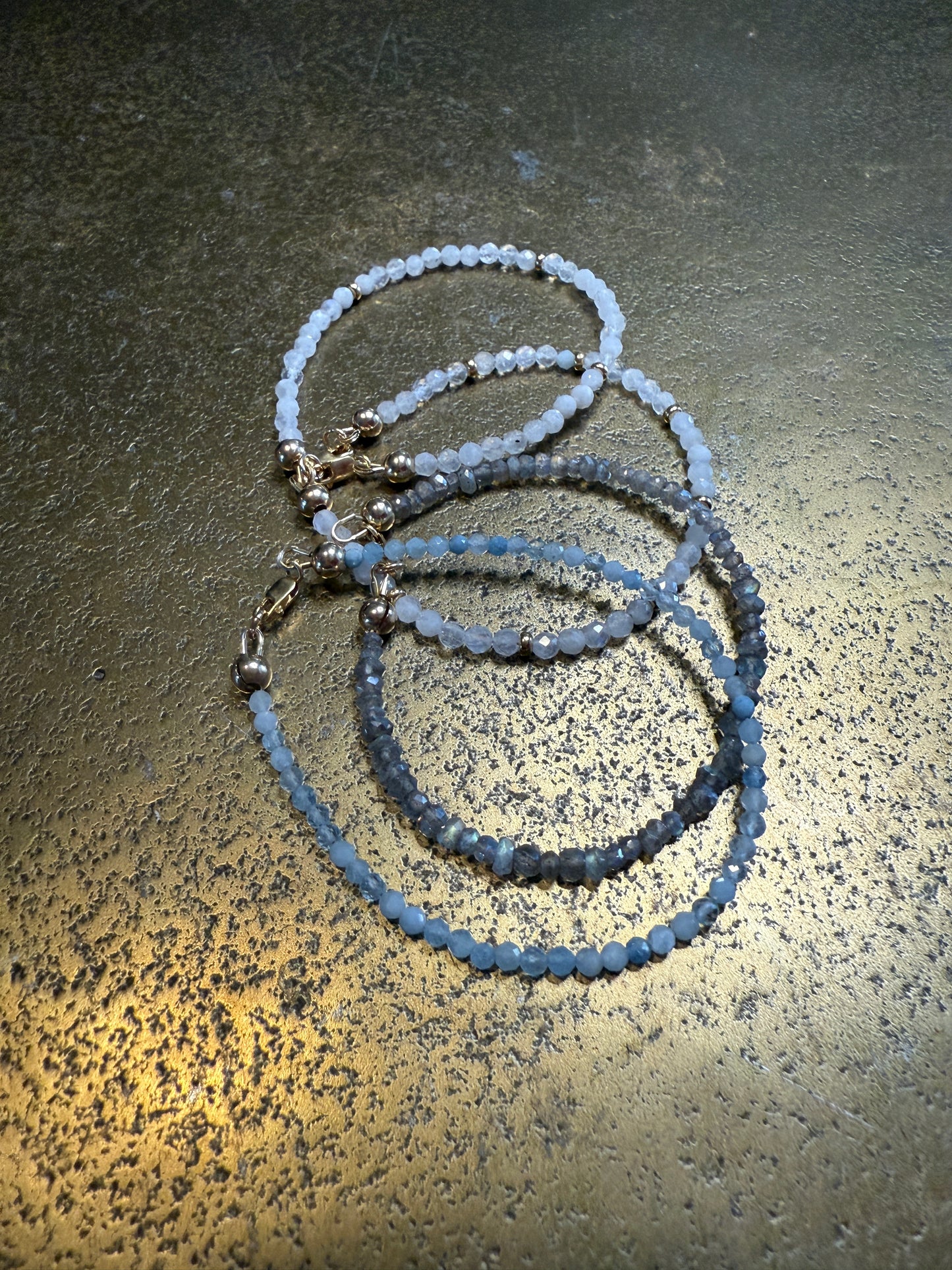 Delicate Beaded Bracelet - Labradorite